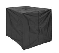 HpLive Oxford Waterproof IBC Tank Cover 1000L with UV Protection and Easy-Access Opening for Outdoor Use (Is Black)