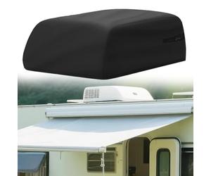 HpLive Oxford Weatherproof Air Conditioning Cover for Motorhomes Roof Air Conditioner Car Protective Cover with Buckles (110 x 80 x 38 cm)