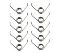 HpLive Pack of 10 Extruder Springs, Replacement Part, Sensor Flap for 3D Printers, Precise Fit, Reduces Filament Breakage, Standard Size, Compatible with Anycubic for Kobra S1/S1C, Iron
