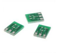 HpLive Pack of 100 Adapter Boards, IC Test Boards, SOT23-3 to SIP3 DIP Conversion, Double Sided Layout, Durable Material, 7.62 x 10.16 mm, Green, for Electronics Projects