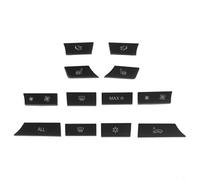 HpLive Pack of 12 Air Conditioning and Heating Switch Knobs Replacement Set Made of ABS + PC, Suitable for BMW 5 Series F07 F10 F11, 6 Series F06 F12 F13, 7 Series F01 F02 F03 F04, OEM 61319313923