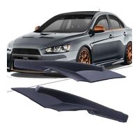 HpLive Pack of 2 front windscreen cowl trim for Mitsubishi Lancer for EVO 2008 to 2017 black ABS heat resistant OE 7405A191 7405A192 left right pair, splash protection strip