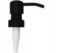 HpLive Pack of 2 Retro Metal Soap Dispenser Replacement Pump for Liquid Soap and Lotion, 304 Stainless Steel Pump Head with 28/400 Thread Standard, Suitable for DIY Bottles, Black Rose Gold (Black)