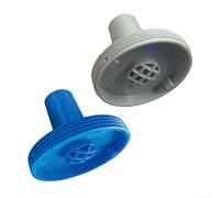 HpLive Pack of 2 Swimming Pool Filter Connection Strainer Connector 1-1/4 Inch Outlet Adapter for Intex Pool Filter Pump Connections (Grey + Blue)