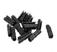 HpLive Pack of 20 greenhouse clips made of ABS + PC for pipes 19-33 mm, rust-proof mounting clips for polytunnels and cold beds, heat-resistant brackets for horticulture (20 mm)