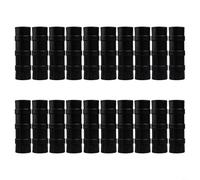 HpLive Pack of 20 greenhouse clips made of ABS + PC for pipes 19-33 mm, rust-proof mounting clips for polytunnels and cold beds, heat-resistant brackets for horticulture (22 mm)