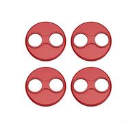 HpLive Pack of 4 Motor Covers for DJI for Mini 4 Pro/for Mini 3 Pro/for Mini 3 SE, Durable Protection Against Dirt and Foreign Bodies (Red)