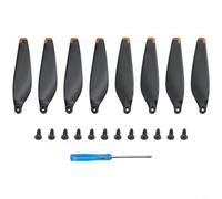 HpLive Pack of 8 Colourful Propeller Blades for DJI Lito X1/Lito1, Robust PC Drone Replacement Propeller, Lightweight Design for Improved Flight Stability and Manoeuvrability, 7.5 x 1.7 x 0.6 cm (C)