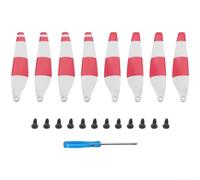 HpLive Pack of 8 Colourful Propeller Blades for DJI Lito X1/Lito1, Robust PC Drone Replacement Propeller, Lightweight Design for Improved Flight Stability and Manoeuvrability, 7.5 x 1.7 x 0.6 cm (E)