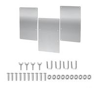 HpLive Patio Heater Reflector Hood 33 x 15 Inch Metal Patio Heater Reflector Hood for Round Gas and Propane Heaters, Silver