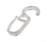 HpLive Plastic Curtain Hooks 10mm For Ring Track System