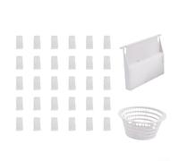 HpLive Pool Cleaning Complete Set - Skimmer Replacement Door, Collection Basket and 30 Filter Sleeves for Improved Water Clarity