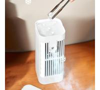 HpLive Portable Air Cooler, Summer for MINI Air Conditioner, 3 Speeds Air Conditioner, USB Fan for Desk, Home and Office, White (3600 mAh)