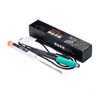 HpLive Portable Soldering Station Handle Set 200 W with Digital Display and Temperature Control for Precise Soldering, Metal/Plastic Handle (B)