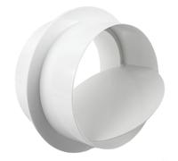 HpLive PVC Fan Check Valve Backdraught Shutter Flap For Bathroom Kitchen Valve Round Pipe Backdraft Damper(120mm)