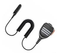 HpLive Radio Speaker Microphone Waterproof for Baofeng UV-9R Plus/UV-XR/UV-9R Pro/BF-9700/A-58/GT-3WP with Swivel Clip and Reinforced Cable Black