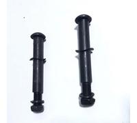 HpLive Replacement Screw for Fitness Equipment - Metal Bolt Compatible with Elliptical Trainer and Exercise Bike - Robust Accessories for Sports Equipment for Repair - Black, Length 12 cm, Diameter