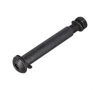 HpLive Replacement Screw for Fitness Equipment - Metal Bolt Compatible with Elliptical Trainer and Exercise Bike - Robust Accessories for Sports Equipment for Repair - Black, Length 12 cm, Diameter