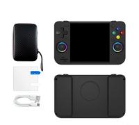 HpLive RF40H Retro Handheld Game Console with 4.0 Inch IPS OCA HD Screen 720 x 720, Over 18,000 Integrated Classic Games (Black)