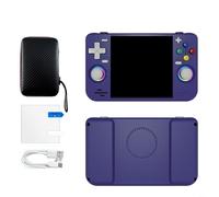HpLive RF40H Retro Handheld Game Console with 4.0 Inch IPS OCA HD Screen 720 x 720, Over 18,000 Integrated Classic Games (Purple)