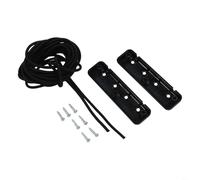 HpLive RV Cabinet Luggage Net 220 cm Black Elastic Plastic Storage Net Anti-Fall for Motorhome Trailer Camper