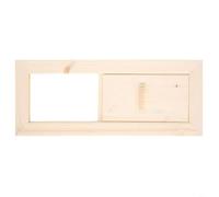 HpLive Sauna Ventilation Grille, Ventilation Grill, Sauna Room Valve, Sauna Accessories Made of Wood, Heat Resistant and Durable, 21 x 153 cm, for Steam Bath and Home Sauna, Easy to Assemble Without
