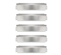 HpLive Set of 5 Stainless Steel Grill Plates for Outdoor Grill, BBQ Accessories, Replacement Parts, Heating Plate Set, 370 x 103 x 42 mm