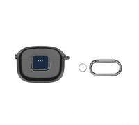 HpLive Shockproof Protective Case with Safety Lock and Lanyard for JBL Tune Buds 2, Robust TPU Case to Protect Against Bumps and Scratches, Compact Design for On the Go (Black)