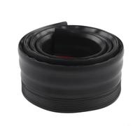 HpLive Silicone Door Seal Strip 1m Self-Adhesive Draft Stopper(Black)