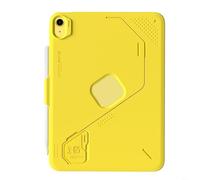 HpLive Silicone Protective Case for iPad 11 Generation 2025 & 10 Generation 2022, Ultra Thin Shockproof Case with Pen Holder, Non-Slip Soft Cover for iPad 11 Inch A16 and 109 Inch (Yellow)