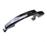 HpLive Silver Outer Door Handle Cover Made of ABS with Handle for Opel Antara 2007-2012 2.0/2.4, Front and Rear, Compatible with OEM 96468266, Scratch Protection and Easy Installation (Without Holes)