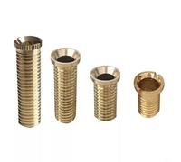HpLive Sink Strainer Screw Made of Brass Alloy with Slotted Head for Sink Baskets and Drain Fitting Various Lengths for Kitchen Bathroom Household Installation (Brass 4.5 cm)