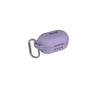 HpLive Soft Silicone Case, Headphone Case with Carabiner, Protective Case for Raycon Everyday Classic, Shockproof and Lightweight, Precise Cut for Access, Flexible Silicone Material (Purple)