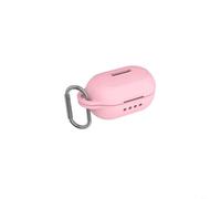 HpLive Soft Silicone Case, Headphone Case with Carabiner, Protective Case for Raycon Everyday Classic, Shockproof and Lightweight, Precise Cut for Access, Flexible Silicone Material (Pink)