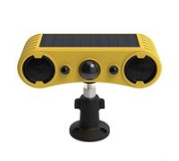 HpLive Solar Motion Sensor Alarm Outdoor Motion Sensor Timing Voice Human Infrared Sensor Alarm with 13 Tones and for Home, Farm (A)