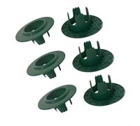 HpLive Sprinkler Head Protection, Pack of 6 Lawn Sprinkler Donut Protection with Serrated Edge for Easy Ground Attachment to Protect Against Lawnmowers
