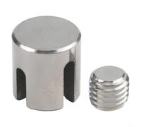 HpLive Stainless Steel Cross Clip Clamp 2-8mm Wire Rope(M12*4)