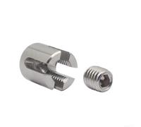 HpLive Stainless Steel Cross Clip Clamp 2-8mm Wire Rope(M16*8)