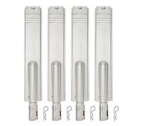 HpLive Stainless Steel Grill Burner 304 for CIT 23301 16516 26106 44305 Replacement Part 40.5 cm Propane Natural Gas Even Heat BBQ Grills, Outdoor Grill Heating Pipe, Barbecue Accessories Parts (4pcs)