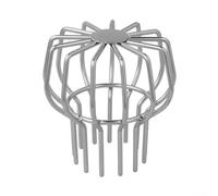 HpLive Stainless Steel Roof Drainage Cover with Mesh Guard to Downspouts from Blockages Caused by Leaves and Other Debris (For 65-75mm pipe)