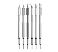 HpLive Stainless Steel Soldering Tips 6-Pack for Electronics