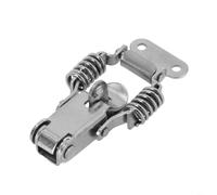 HpLive Stainless Steel Spring Hasp Lock 65mm Double Latch(with holes)