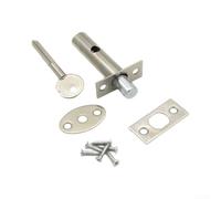 HpLive Stainless Steel Tube Well Lock Set Security Bolt(Iron)