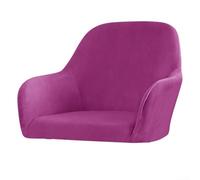 HpLive Stretch Chair Cover for Dining Room and Hotel, High Armrest, Waterproof, Elastic, Machine Washable, Soft Plush Cover (Purple)
