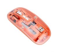 HpLive Stylish Clear Casing on This Multi Mode USB & Compatible Computer Mouse Providing Seamless Functionality With Long Life (Orange)