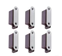 HpLive Thin Metal Door Magnet Latch 4.5cm Brown White(Brown)