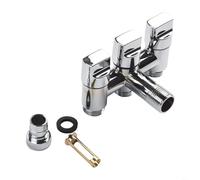 HpLive Three Way Angle Valve Toilet Bidet Sprayer Diverter Stainless Steel Faucet Attachment for Bathroom Kitchen G1/2 Thread (Silver)