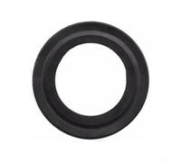 HpLive Toilet Flush Valve Sealing Ring for Optima 49 and 50 Models, Silicone Flush Valve Seal Replacement Part, Black, 2.83 Inch Diameter (1 Piece)