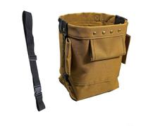 HpLive Tool Bag, Belt Bag, Tool Belt, Heavy Duty Waist Bag for Electricians, 5L Storage Space with Multiple Compartments, Adjustable 115 cm Strap, Made of Tear-Resistant 1200D Oxford Fabric (With Belt