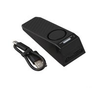 HpLive Travel Door Lock for Hotel Room Safety Black